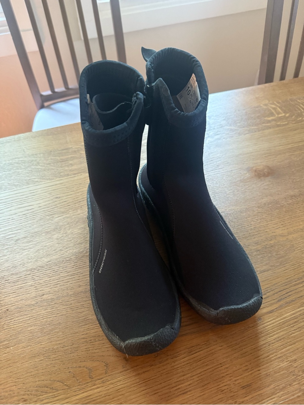 NWT Sea-Doo Neoprene Black Boots Watersports Size Men’s 10 - Picture 9 of 9